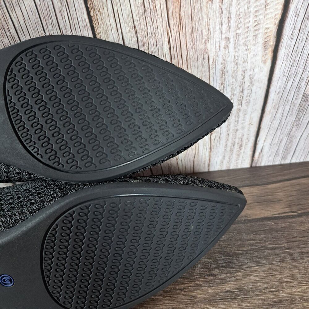 Rothy's The Point Black Honeycomb Ballet Flats Women's Sz 10 (Retired) - Picture 12 of 12